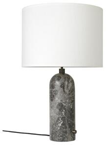 Stolové Lampa GUBI, stmievateľné, Sivá, Obývacia izba, Mramor