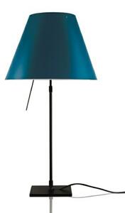 Stolové Lampa Luceplan, stmievateľné, Modrá, Obývacia izba, Hliník