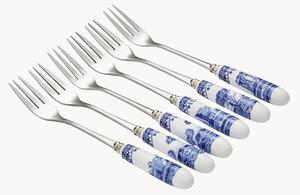 Dezertné vidličky Blue Italian, 6 ks