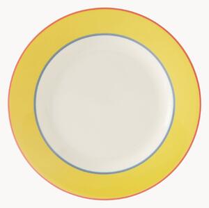 Porcelánové raňajkové taniere Calypso Yellow, 4 ks