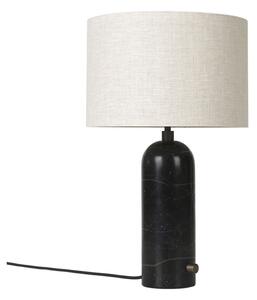 Stolové Lampa GUBI, stmievateľné, Čierna, Obývacia izba, Mramor