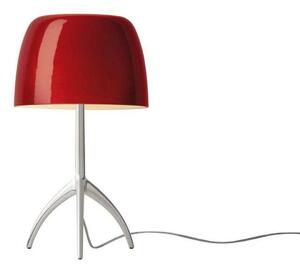 Stolové Lampa Foscarini, Červená, Obývacia izba, Hliník