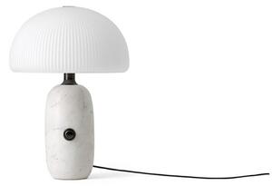 Stolové Lampa Vipp, stmievateľné, Biela, Obývacia izba, Sklo