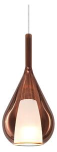 Ideal Lux - Závesné svietidlo na lanku KALIQUE 1xE27/42W/230V priemer 18 cm dymovo-medené