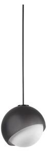 Ideal Lux - Závesné svietidlo na lanku BLOOM 1xE27/42W/230V pr. 17 cm čierne