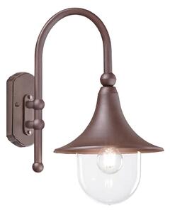 Ideal Lux - Vonkajšie nástenné svietidlo CIMA 1xE27/52W/230V IP43 hnedé
