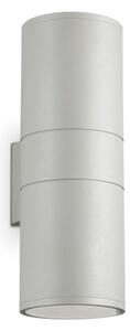 Ideal Lux - Vonkajšie nástenné svietidlo GUN 1xE27/60W/230V 31 cm IP54 sivé