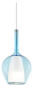 Ideal Lux - Luster na lanku KALIQUE 1xE27/42W/230V pr. 18 cm dymová modrá