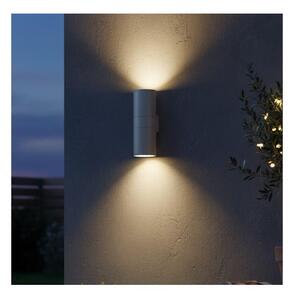 Ideal Lux - Vonkajšie nástenné svietidlo GUN 1xE27/60W/230V 31 cm IP54 sivé