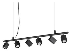 Ideal Lux - LED luster na lane DYNAMITE 6xGU10/7W/230V CRI 90 čierny