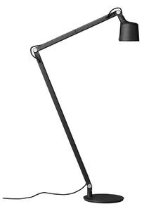 Stojacie Lampa Vipp, Čierna, Obývacia izba, Kov