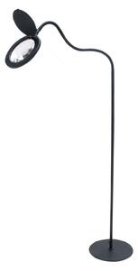 Stojacie Lampa Halo Design, stmievateľné, Čierna, Pracovňa, Hliník