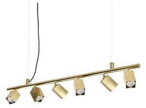 Ideal Lux - LED luster na lankách DYNAMITE 6xGU10/7W/230V CRI 90 mosadz