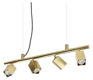 Ideal Lux - LED luster na lanku DYNAMITE 4xGU10/7W/230V CRI 90 mosadz