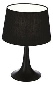 Ideal Lux - Stolná lampa LONDON 1xE27/60W/230V čierna