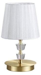 Ideal Lux - Krištáľová stolná lampa PEGASO 1xE14/28W/230V zlatá