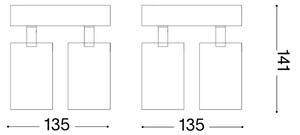 Ideal Lux - LED bodové svietidlo DYNAMITE 4xGU10/7W/230V CRI 90 čierne