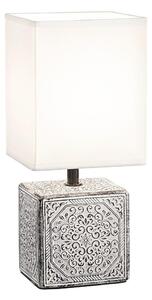 Ideal Lux - Stolová lampa KALI 1xE14/40W/230V biela/sivá