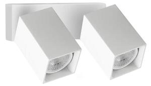 Ideal Lux - LED nástenné bodové svietidlo DYNAMITE 2xGU10/7W/230V CRI 90 biela