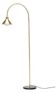 Stojacie Lampa Hübsch, Zlatá / Mosadz, Obývacia izba, Kov