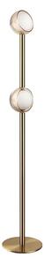 Ideal Lux - LED stojacia lampa BLOOM 2xLED/5,5W/230V CRI 90 zlatá/dymová béžová
