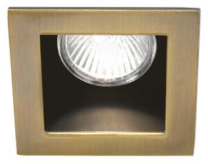 Ideal Lux - Zapustené svietidlo FUNKY 1xGU10/50W/230V 9x9 cm mosadz