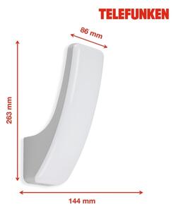 Telefunken 311604TF - LED Vonkajšie nástenné svietidlo LED/15W/230V IP44 strieborná
