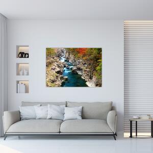 Prúdiaca rieka - obraz (Obraz 60x40cm)
