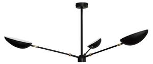 Stropné Lampa Watt & Veke, stmievateľné, Čierna, Obývacia izba, Kov, Moderný