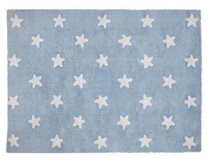 Lorena Canals prateľný koberec Stars Blue - White