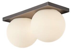 Stropné Lampa ANTIDARK, stmievateľné, Biela, Obývacia izba, Sklo
