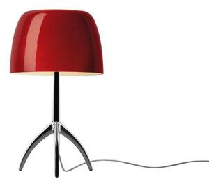 Stolové Lampa Foscarini, Čierna, Obývacia izba, Hliník
