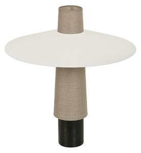 Stolové Lampa Forestier, Thésée, Biela, Obývacia izba, Tkanina / Textil, Boho