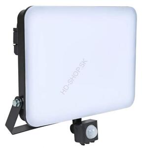 LED reflektor FIST 100 W, 5000K,IP65, čierny (RFL02-100W/PIR)
