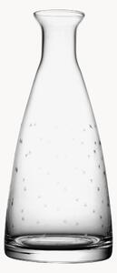 Ručne fúkaná krištáľová karafa Stars, 850 ml