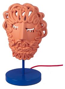 Stolové Lampa SELETTI, Oranžová, Obývacia izba, Kameň