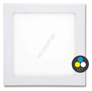 Zapustený LED panel 25 W s nastaviteľnou farbou svetla (LED-WSQ-CCT/25W/BI)