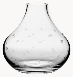 Ručne fúkaná krištáľová váza Stars, V 11 cm