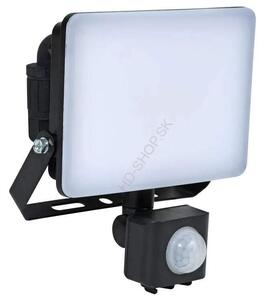 LED reflektor FIST 20 W, 5000K,IP65, čierny (RFL02-20W/PIR)