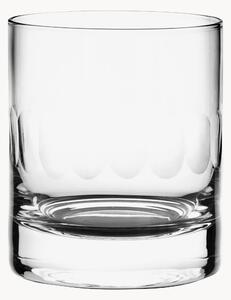 Ručne fúkané krištáľové poháre na whisky Lens, 2 ks