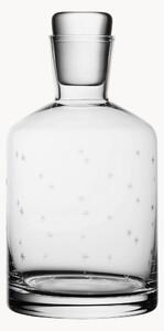 Ručne fúkaná krištáľová karafa Stars, 800 ml