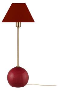 Stolové Lampa Globen Lighting, Červená, Obývacia izba, Tkanina / Textil