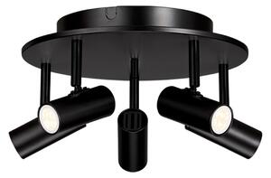 Cato 5-spot Stropné Lampa Matný Čierna/Matný Čierna