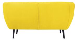 Žltá Dvojmiestna pohovka Toscane 158 × 73 × 83 cm MAZZINI SOFAS