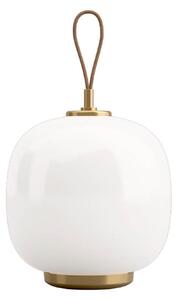 VL45 Radiohus Akumulátorová stolová lampa, mosadz/biela