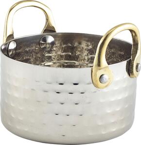 GENWARE Servírovacia miska nerezová, tepaný povrch, výška: 50 mm, ø: 92 mm