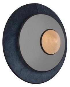 Nástenné Svietidlo Forestier, Cymbal S, Modrá, Obývacia izba, Tkanina / Textil, Dizajnový