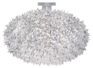 Stropné Lampa Kartell, Bloom C1, Transparentná, Obývacia izba, Plast, Dizajnový
