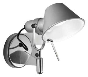 Nástenné Svietidlo Artemide, Tolomeo Faretto, Metalická, Obývacia izba, Kov, Dizajnový