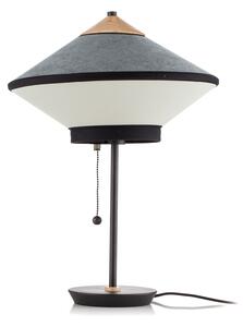 Stolové Lampa Forestier, Cymbal S, Modrá, Obývacia izba, Tkanina / Textil, Dizajnový